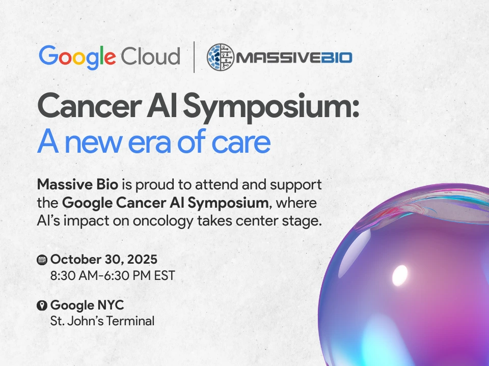 Massive Bio at the Google AI Cancer Symposium