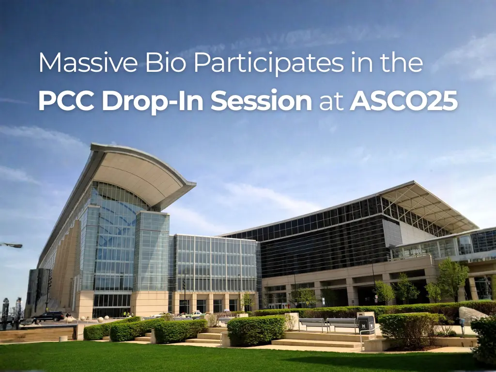 Massive Bio participates in the PCC Drop-In Session at ASCO25, held at McCormick Place in Chicago