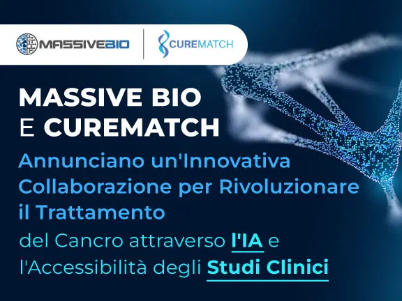 Massive Bio e CureMatch Annunciano un'Innovativa Collaborazione per Rivoluzionare il Trattamento del Cancro attraverso l'IA e l'Accessibilità degli Studi Clinici