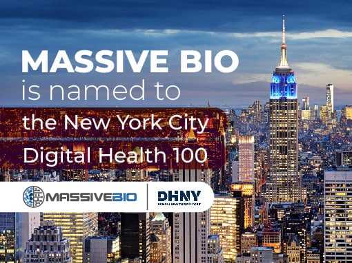 Massive Bio is named to the New York City Digital Health 100
