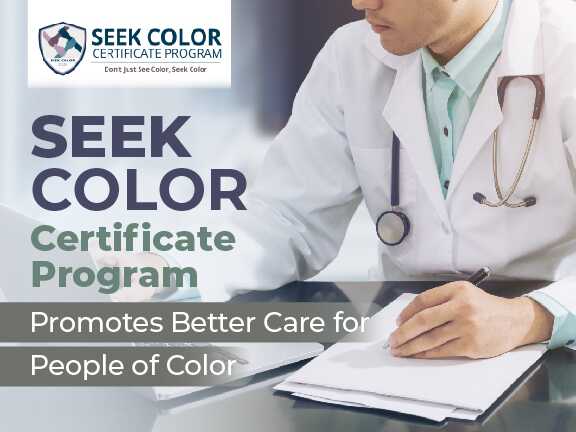 SEEK Color Certificate Program Promotes Better Care for People of Color